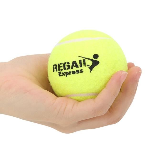 3PCS LEIJIAER Rubber Professional High Resilience Special Training Tennis Ball for Practice Competition (Tennis Ball)