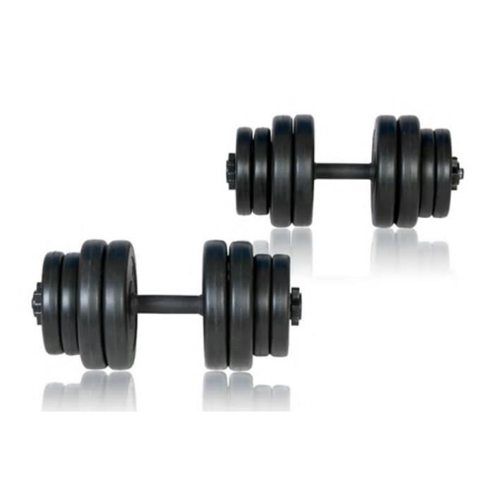 Kit haltères 30 kg (lot de 2)