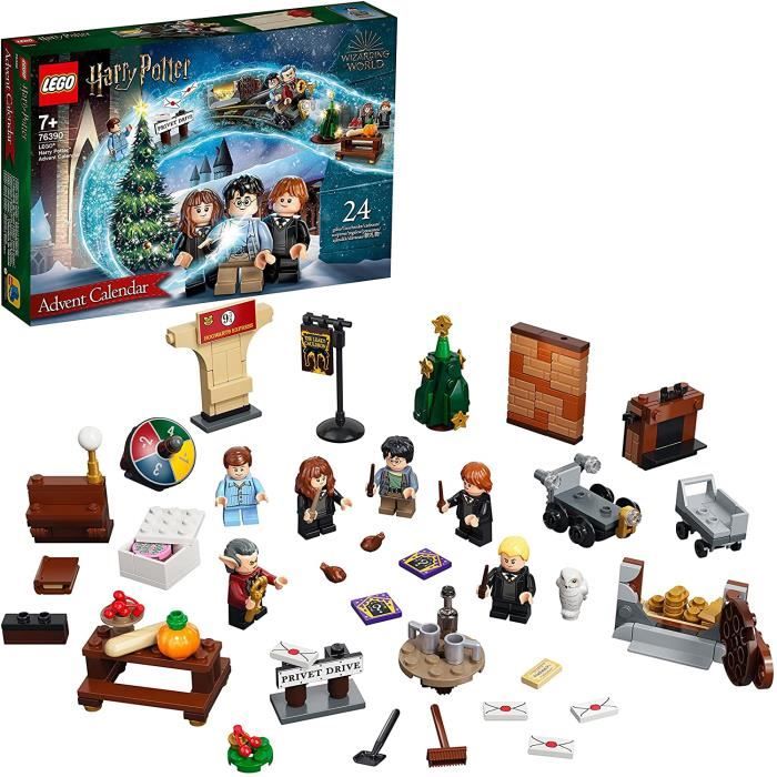 LEGO 76390 Harry Potter Le Calendrier de lAvent 2021 Jouet et Cadeau Enfant ds 7 Ans avec 6 Minifigures Harry Potter[29057]