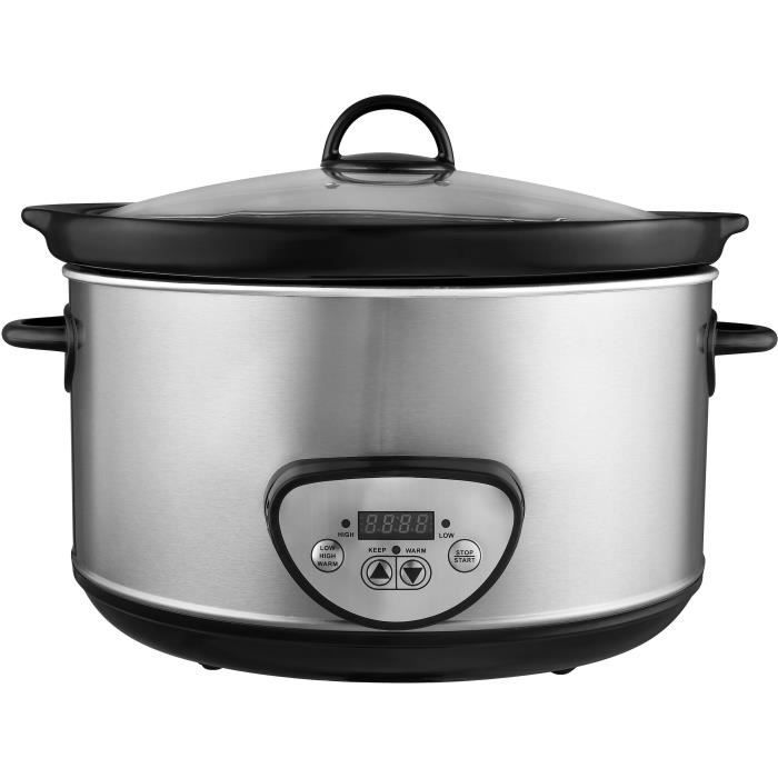 KALORIK TKGSC3008 Mijoteuse électrique - 280 W - Capacité 4,5 L - Inox