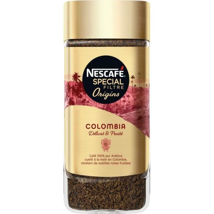 NESCAFE Café soluble Spécial Filtre Origins Colombia - 95G
