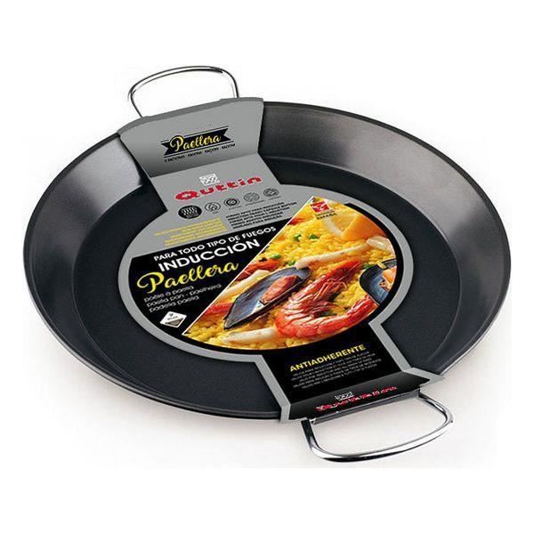 Poêle Quttin Anti-adhérente Noir - dimensions:ø 36 cm