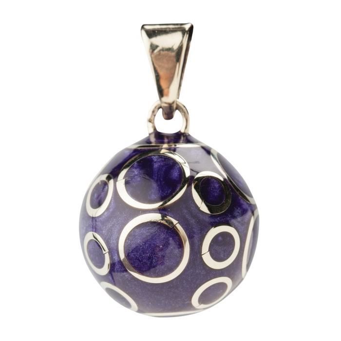 BABYLONIA Bola de Grossesse Spirales bleu pourpre