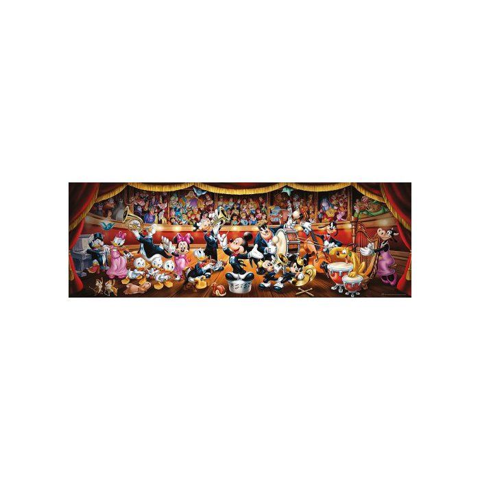 Puzzle Adulte Panorama : Mickey Chef D Orchestre - 1O00 Pieces - Collection Clementoni Disney