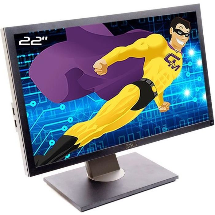 Ecran PC 21.5- Dell IPS UltraSharp U2211Ht 0D1TPK LCD VGA DVI DisplayPort USB
