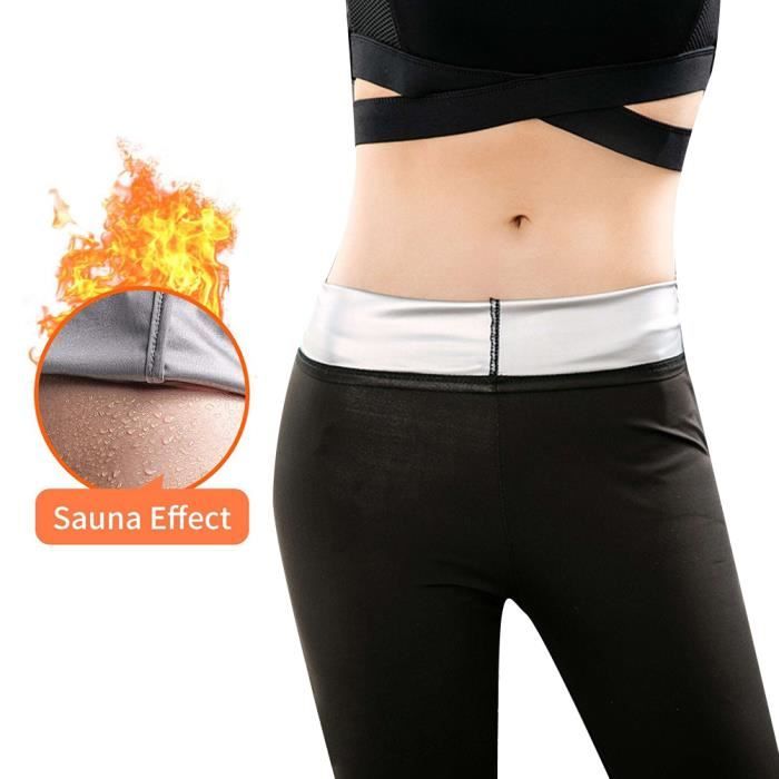 Pantalon de sauna pour femme Vêtements de survêtement de fitness slim de perte de poids