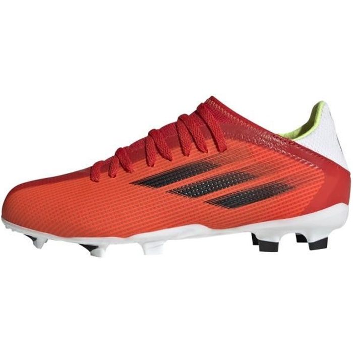 Chaussures Adidas X Speedflow.3 Fg rouge enfant