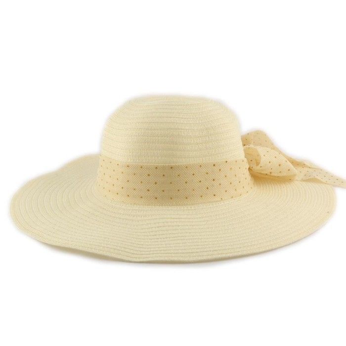 Chapeau cérémonie Storie en mottled Ecru - Beige - Taille unique
