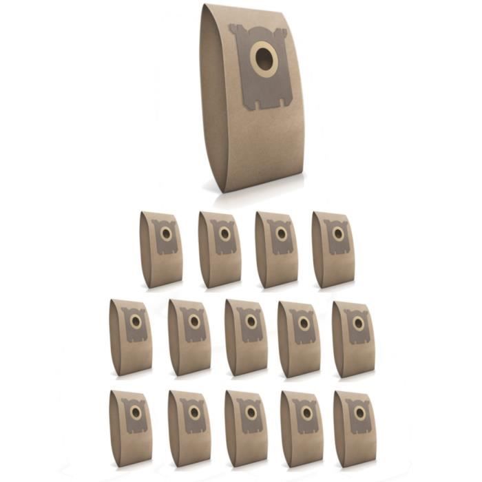 Wessper 15x Sacs en papier pour Philips Performer. Performer Pro. Active. Compact, Expert FC8729 FC9150 FC9179 FC9180 FC9199 FC8520