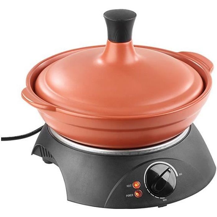 Tajine électrique en terre cuite Ø 30 cm / 2 L / 300 W