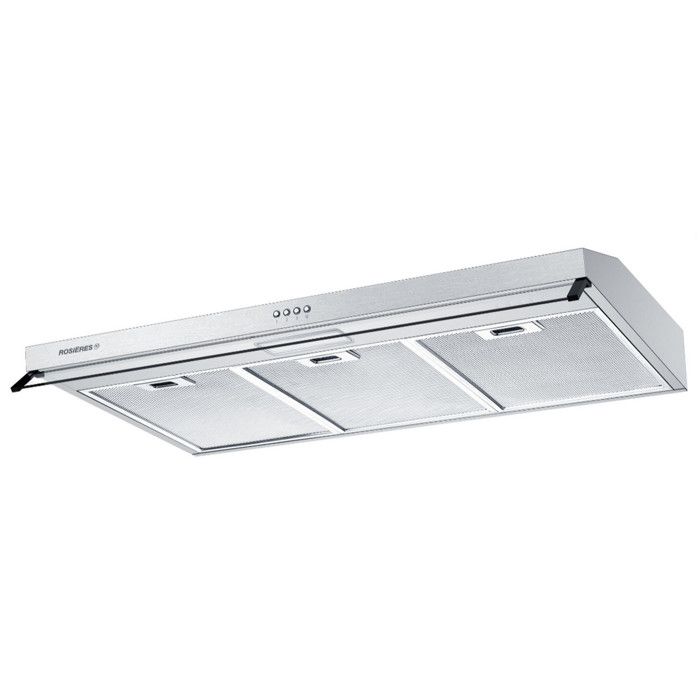 Rosieres - hotte visière 90cm 66db 348m3-h inox - rhc940-1in