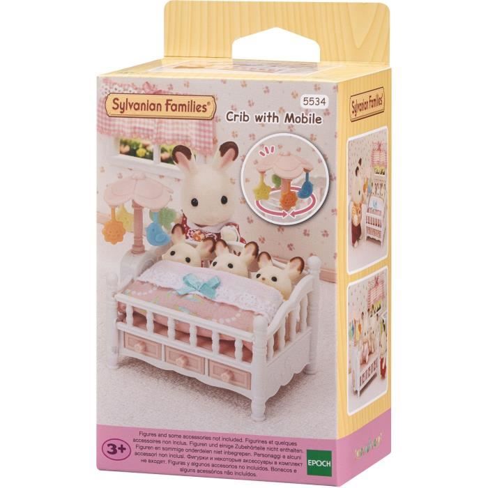 SYLVANIAN FAMILIES Le lit de bébé et mobile Pour Enfant - Le village