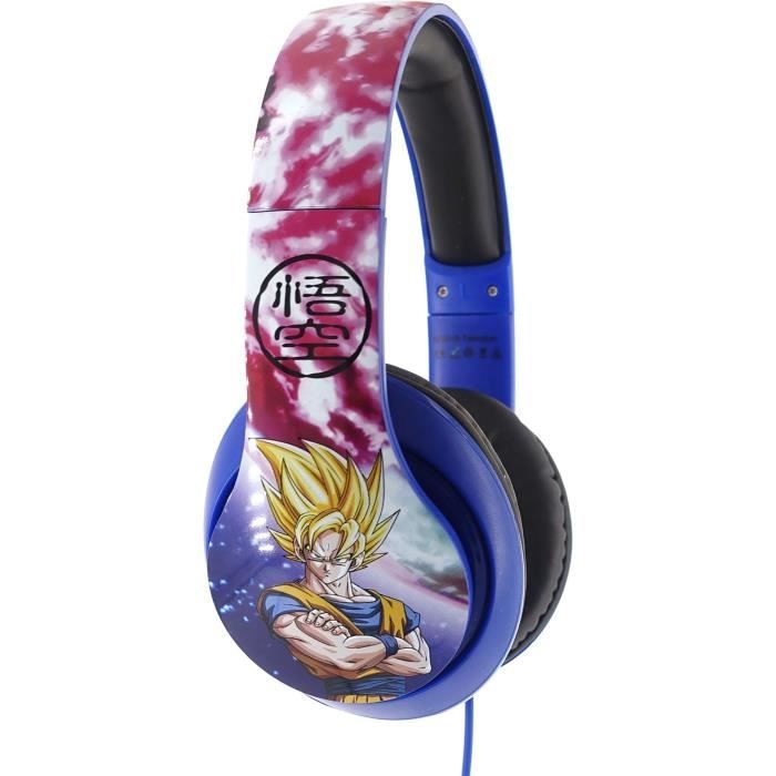 DRAGON BALL Z Casque audio Goku et Vegeta Space - Bleu