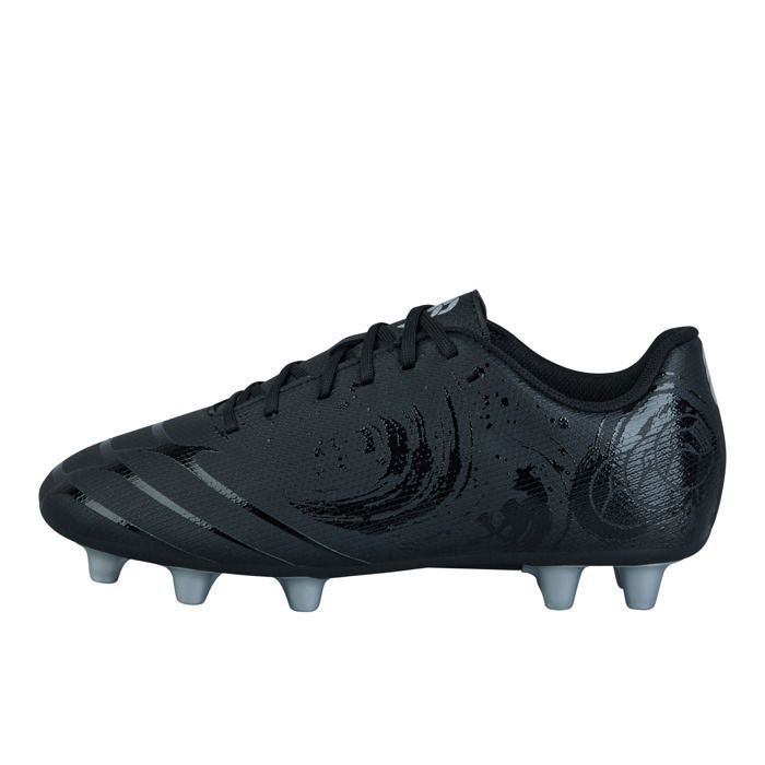 CANTERBURY Phoenix Genesis Team FG - Chaussures de rugby crampons terrain ferme Noir