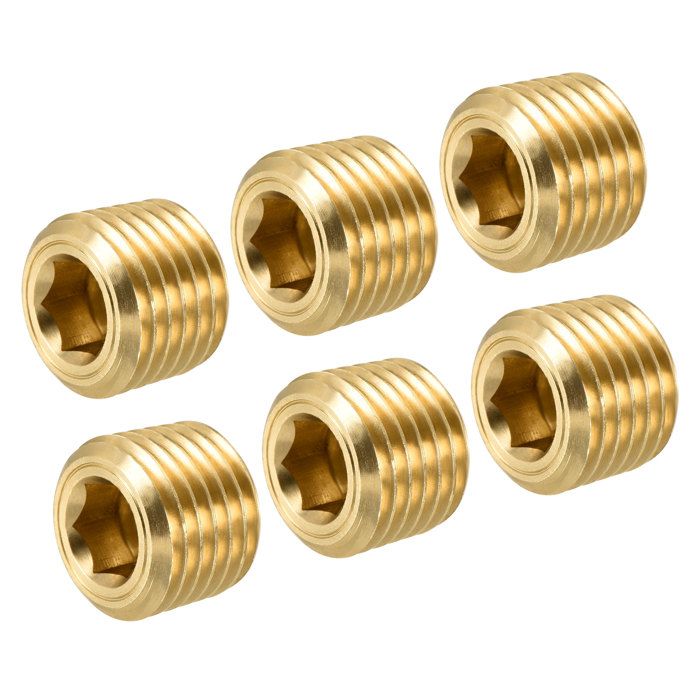 X AUTOHAUX 2 Pcs 1/2 NPT Mâle Fil Tête Prise Tuyau X AUTOHAUX 2 Pcs 1/2 NPT Mâle Fil Tête Prise Tuyau