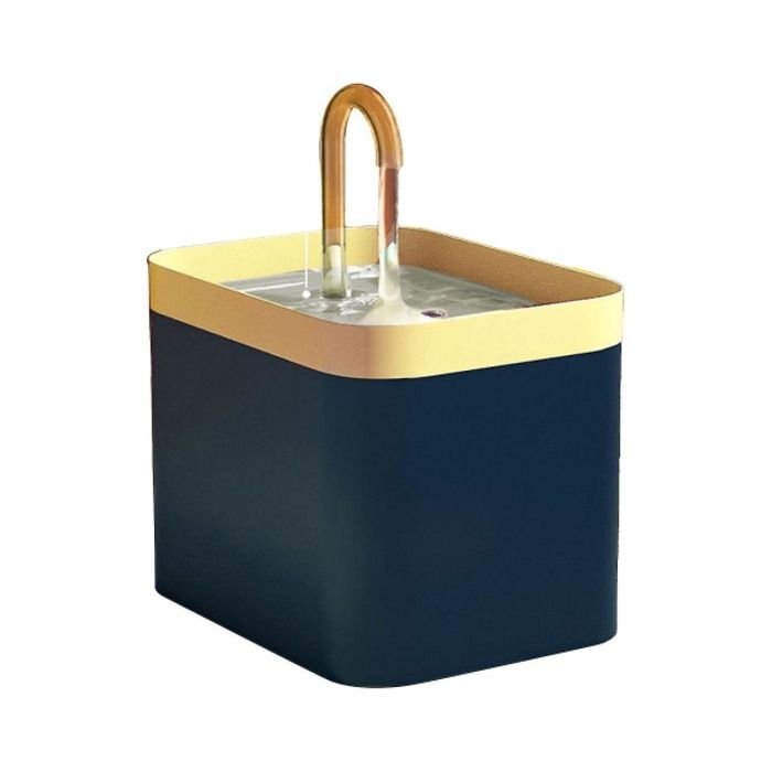 Comparer les prix de ®RisingFF Fontaine à eau automatique 1,5 L pour chat et chien, distributeur d'eau, gamelle pour animaux de compagnie, bleu foncé