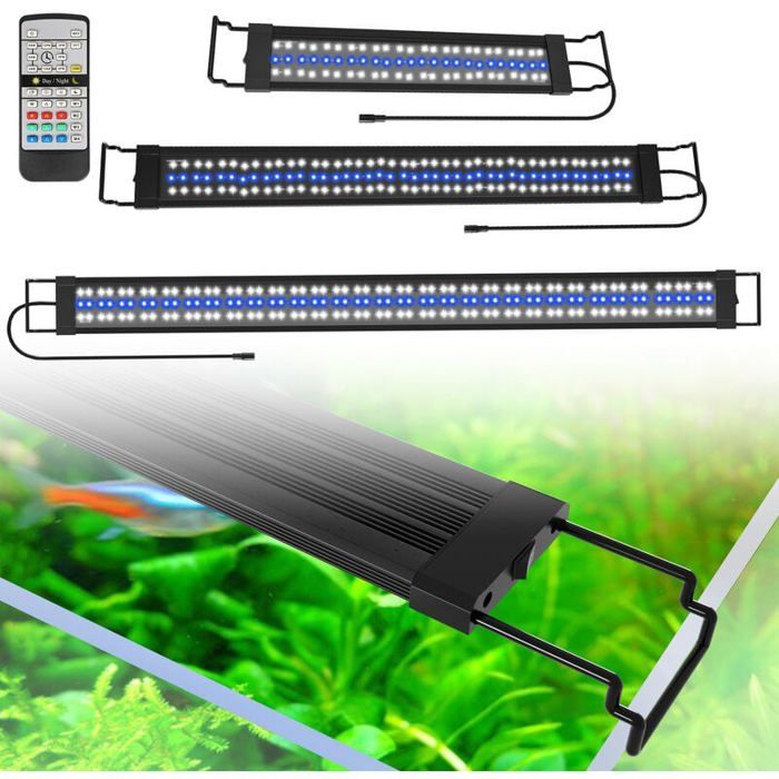Meilleurs prix pour Lampe Aquarium LED. RGB avec tlcommande sans fil tanche LED Lumire Aquarium Dclairage.90-120cm Label