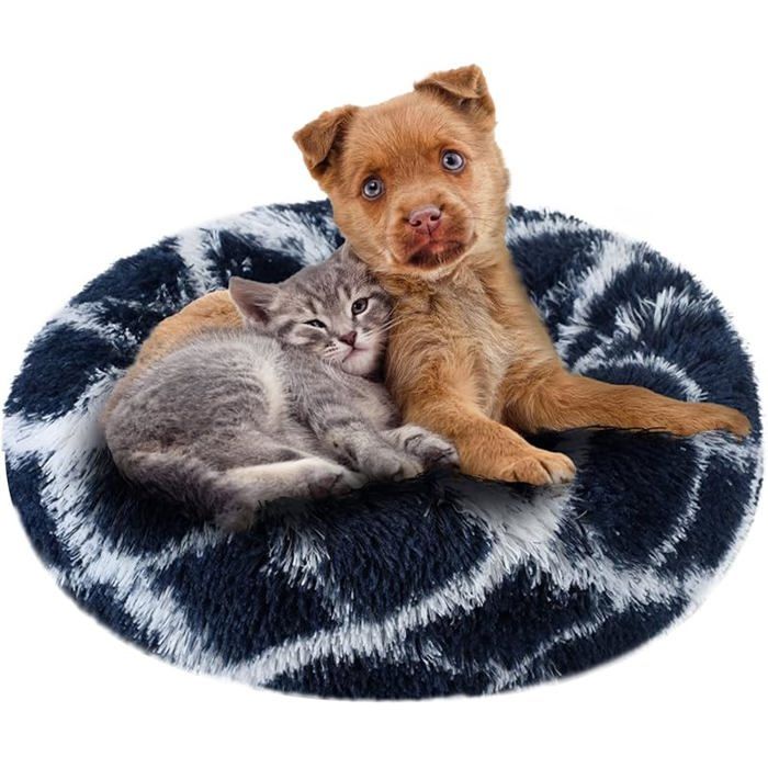 Meilleurs prix pour Rond Coussin 50cm Lit Animal Compagnie Coussin pour Chat Panier Chien Chat PanièRe Rond Chien Lit pour Tibetan Blue# CORBEILLE