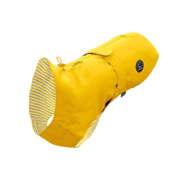 Manteau imperméable pour chien - HUNTER - Milford - 50 cm - Jaune - Polyester - Waterproof - Réglable Manteau imperméable pour chien - HUNTER - Milford - 50 cm - Jaune - Polyester - Waterproof - Réglable