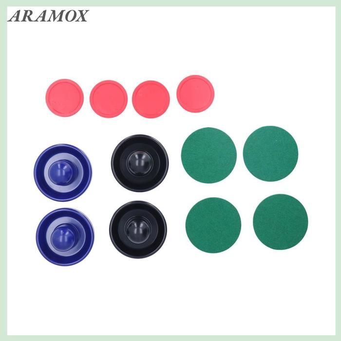 Protection Table Jeu Lot De 12 Coussinets Feutre Pour Maillet Air Hockey - 94mm Vert - Autocollants Accessoire Jeu Air Hockey