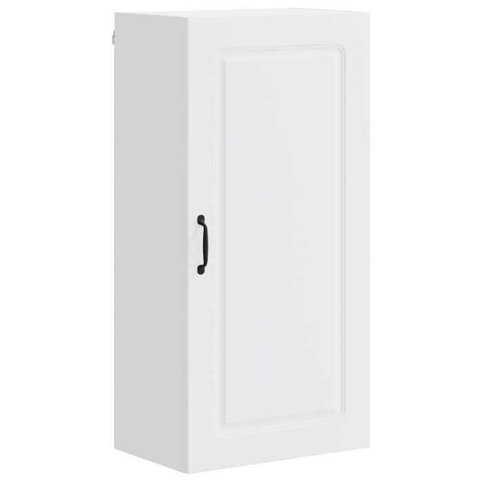 En solde Armoire de cuisine Kalmar Placard de cuisine Pieds réglables avec stockage Blanc 50x31x100 cm A1138
