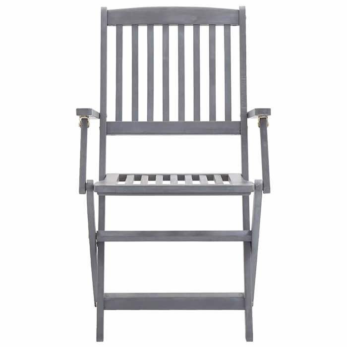 Promotion mars * Chaises pliables dextérieur - lot de 8 - Fauteuils de jardin - anticorrosion - Bois dacacia solide_6124822
