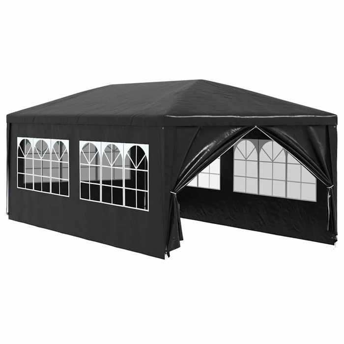 VIDAXL Tente de réception 3x6 m Anthracite - (6x3x2.55 m) BONNE2179