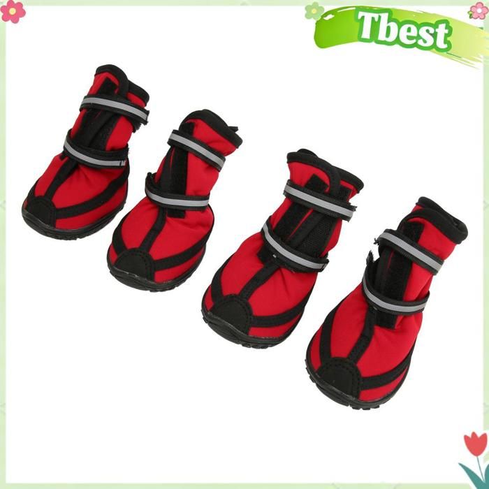 Tbest bottes pour chiens Chaussures de randonnée pour chiens semelle antidérapante solide respirantes animalerie transport