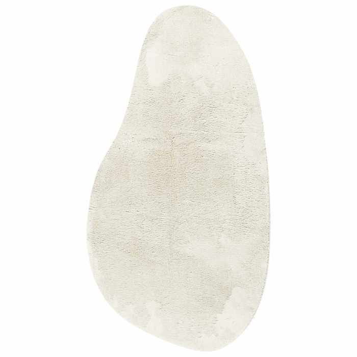 Moderne Tapis de surface HUARTE Crème 80 x 150 cm Polyester Décorations @EU13301
