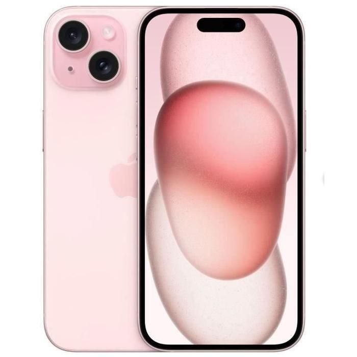 APPLE iPhone 15 128GB Pink (2023) - Reconditionné - Excellent état Reconditionné - Apple reconditionné disponible sur Cdiscount Seconde Vie