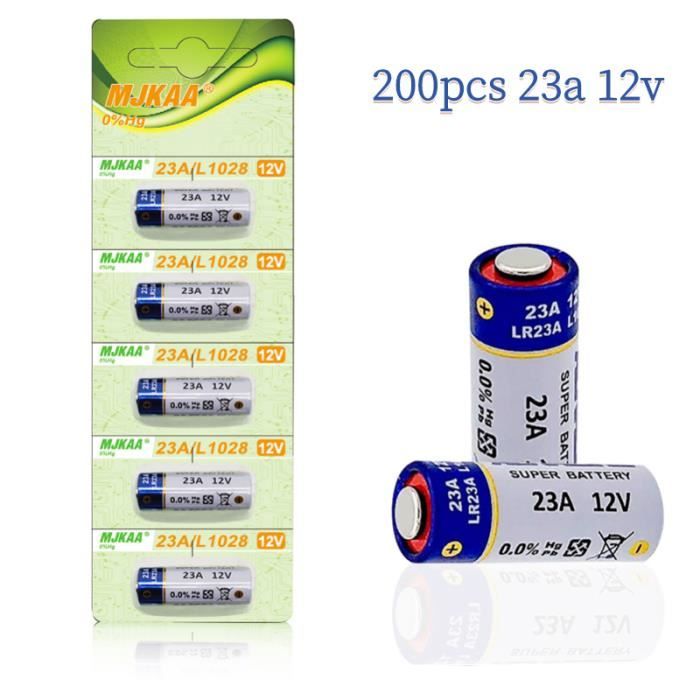 Piles 23A 12v - MN21 - Lot de 10, GP Extra, Batteries Alcalines 23A, A23,  23AE, MN21, V23GA - Longue durée, très puissantes