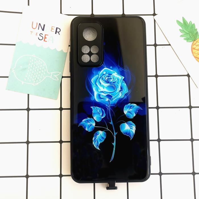 Coque IPhone Avec Rétroéclairage LED Cool – Induction, Verre Trempé, Antichoc – Design à Motifs