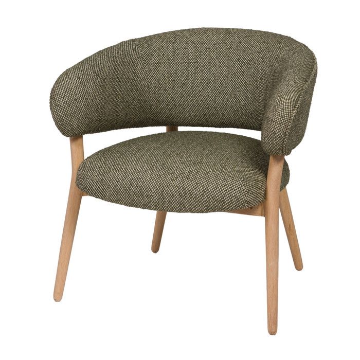 Fauteuil en tissu vert Cloud - Amadeus Fauteuil en tissu vert Cloud - Amadeus