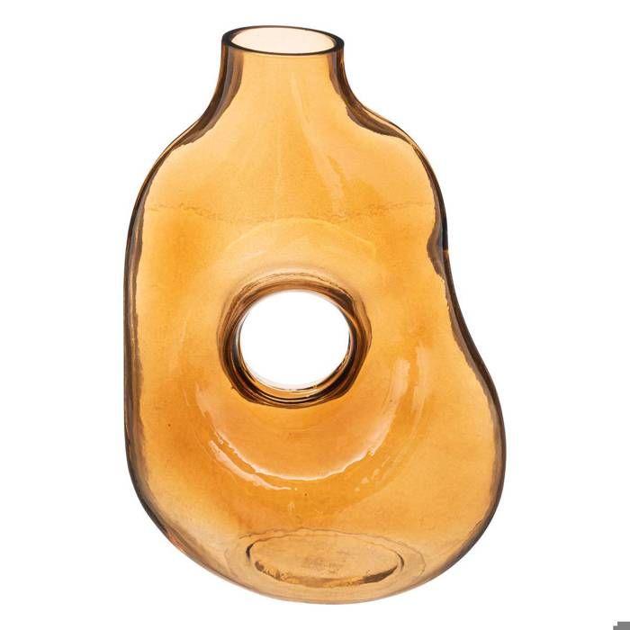 Atmosphera Vase Sur Pied Verre H24.5 Cm - Décoration Intérieure