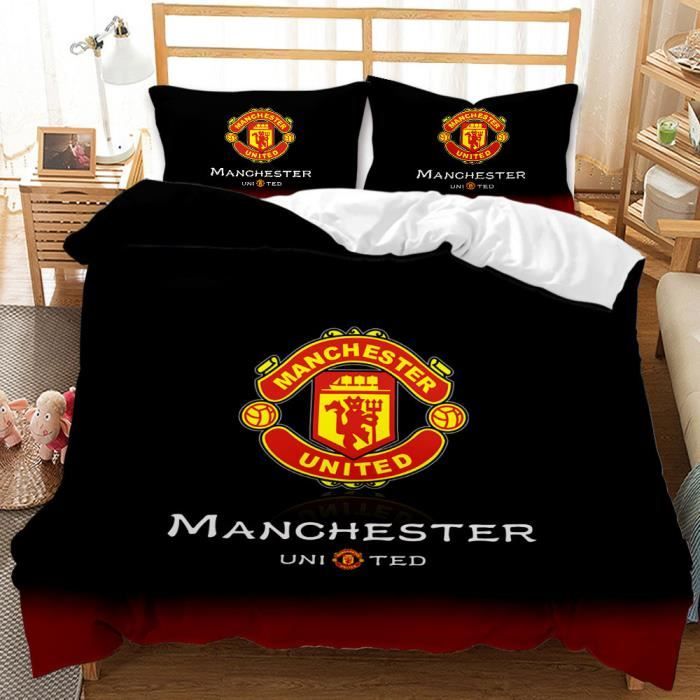 Manchester United FC Football Club simple couette couverture Set Man Utd Garçons Lit