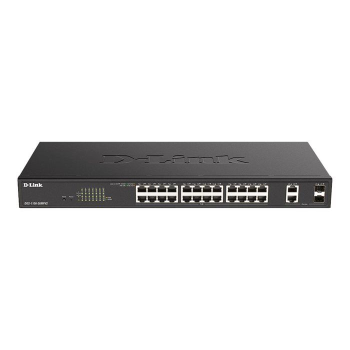 D Link EasySmart 24 ports PoEPoE+Gigabit&2port - vue 6