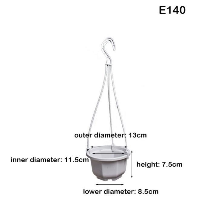 Support Suspendu Pour Pots De Fleurs – Pour Balustrade De Balcon, Clôture – En Fer, Décoration Extérieure – Jardinière Murale Pratique - 9