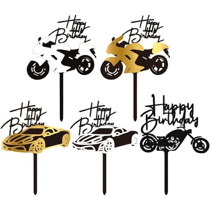 Happy 13th Birthday Cake Topper Lot de 11 décorations de gâteau