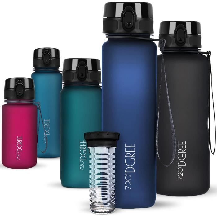 Gourde Enfant 600 Ml Anti-fuite Avec Infuseur à Fruits - Sans BPA - Pour école, Sport, Sorties - Design Dinosaure - 4