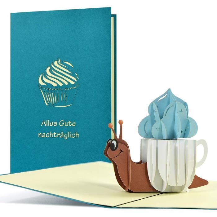 57AT12 - Carte D'anniversaire Crazy Cat Lady (6 Cartes