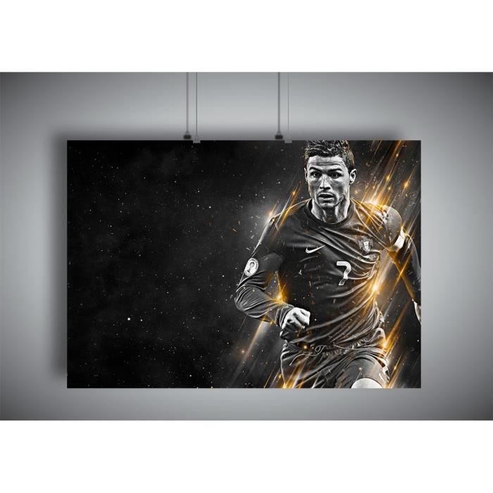 Poster Cristiano Ronaldo Football Cr7 Portugal Wall Art 21x29 7cm Cdiscount
