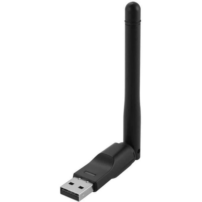Mini adaptateur de carte WiFi USB sans fil, récepteur réseau pour PC,  ordinateur portable, Windows 7