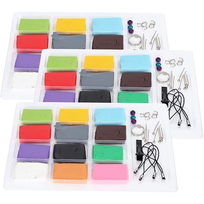 Argile séchée à l'air, 50 couleurs, sûre et non toxique, argile ultra légère avec outils de sculpture, jouets éducatifs pour enfants et cadeaux de