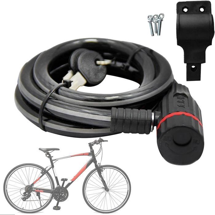 Câble antivol pour vélo - Câble de Verrouillage de vélo  Antivol de câble antivol  pour vélo, Cadenas de vélo à Combinaison Po[895] - Cdiscount Sport