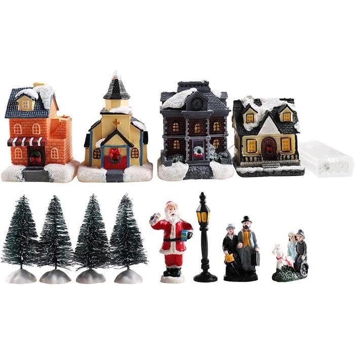 Village de Noel Christmas D co No l patinoire f te foraine Piles