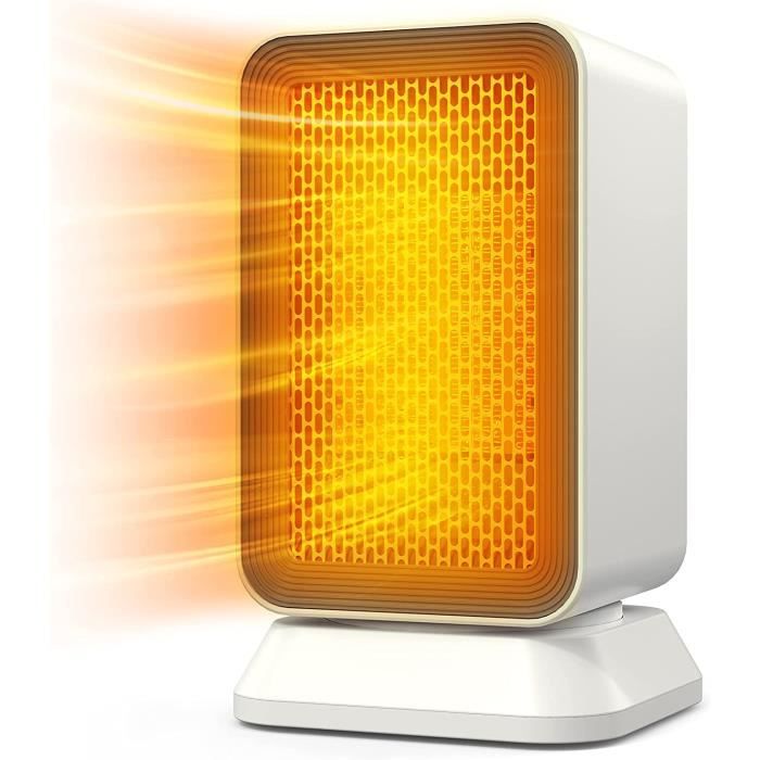 Chauffage Soufflant Portable 1500W Rotation Automatique En Céramique Ptc,Radiateur Soufflant 3