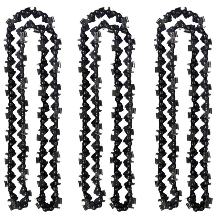 Lot de 3 cha&icirc;nes 72 maillons pour tron&ccedil;onneuse