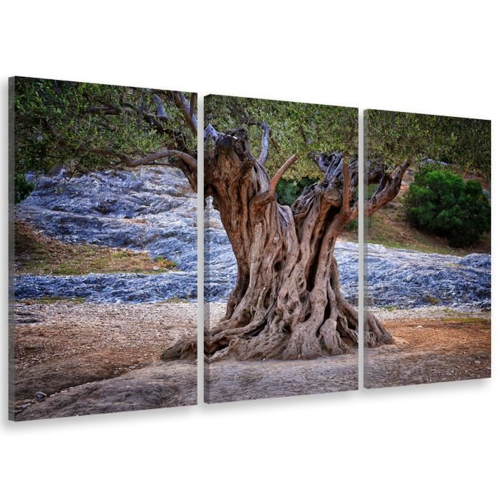 Tableau triptyque nature Achat Vente pas cher Tableau triptyque nature Achat Vente pas cher