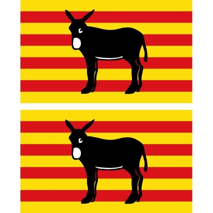 1x  Autocollant Sticker burro ane catalan espagne NEUF 