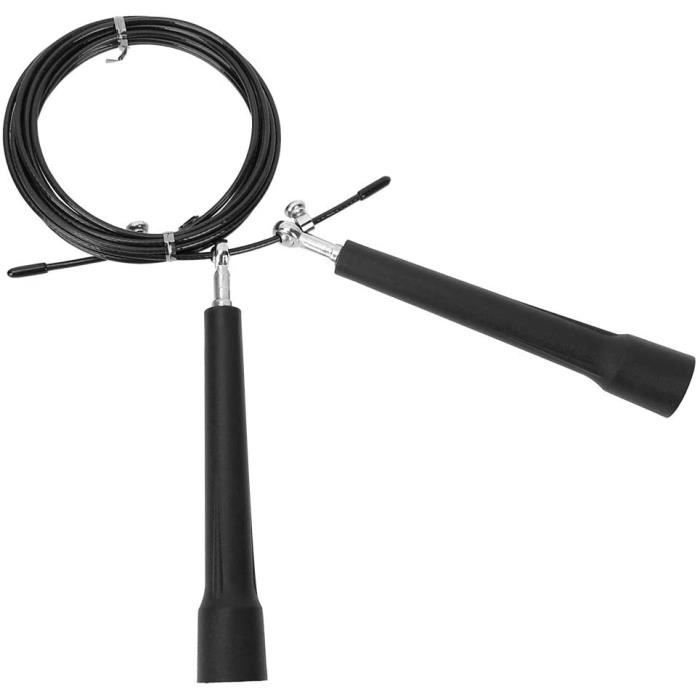 Corde à Sauter Réglable,Rotation à 360° Longueur Réglable Corde à Sauter pour Gym Training for